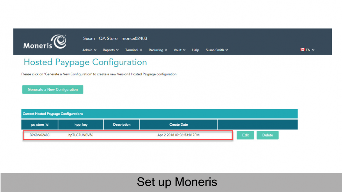 Hosted Paypage Configuration