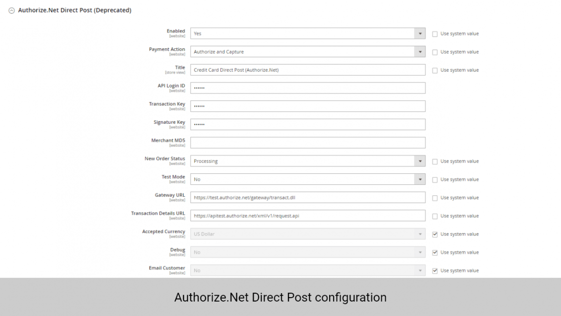 Magento 2 Subscription and Recurring Payments: Authorize.Net Direct Post Configuration