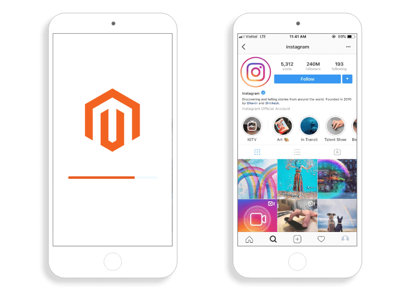 Magento 2 Instagram Shop integrate instagram account