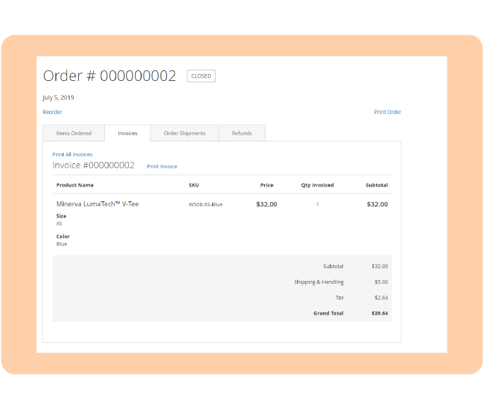 Magento 2 PDF Invoice Extension