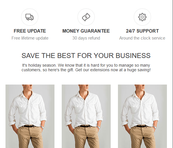 magento 2 fashion email template 2