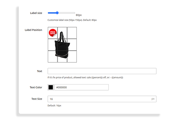 magento 2 product labels Customize labels easily