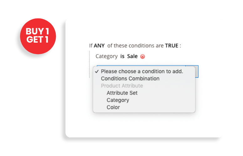 magento 2 product labels set rules for labels