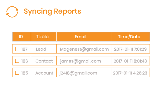 Magento 2 Salesforce Integration syncing reports