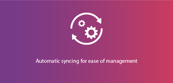 Auto-sync for easy management