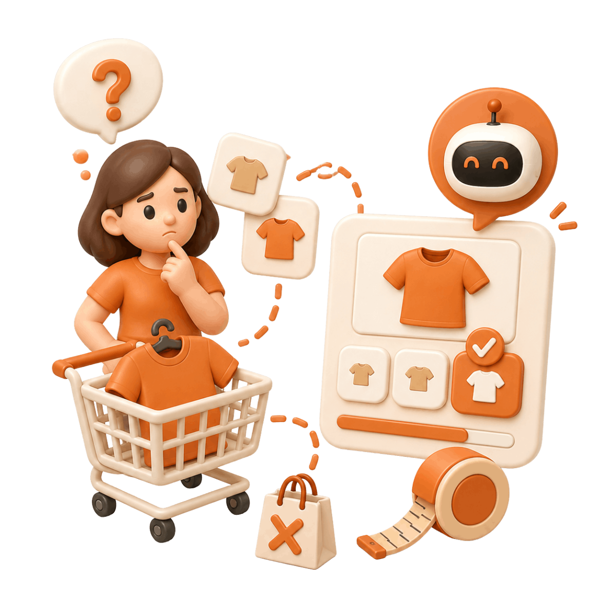 68% of shoppers abandon carts because they are unsure which size to choose