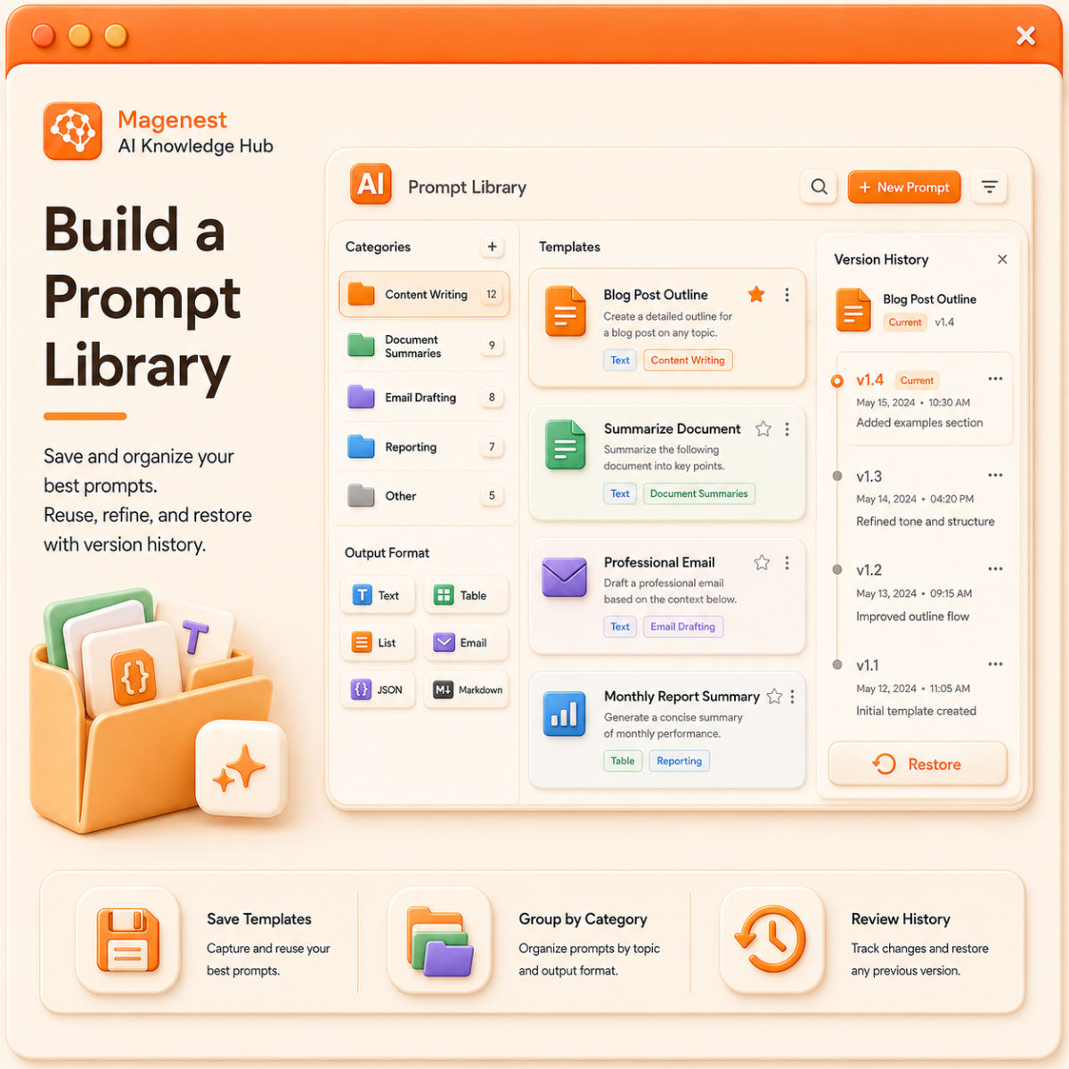 Build a Prompt Library