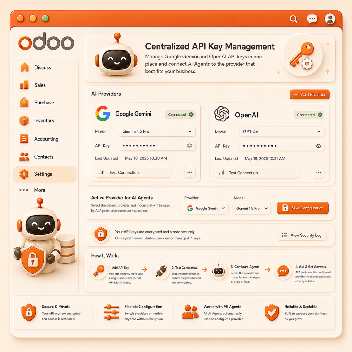 centralized API key management