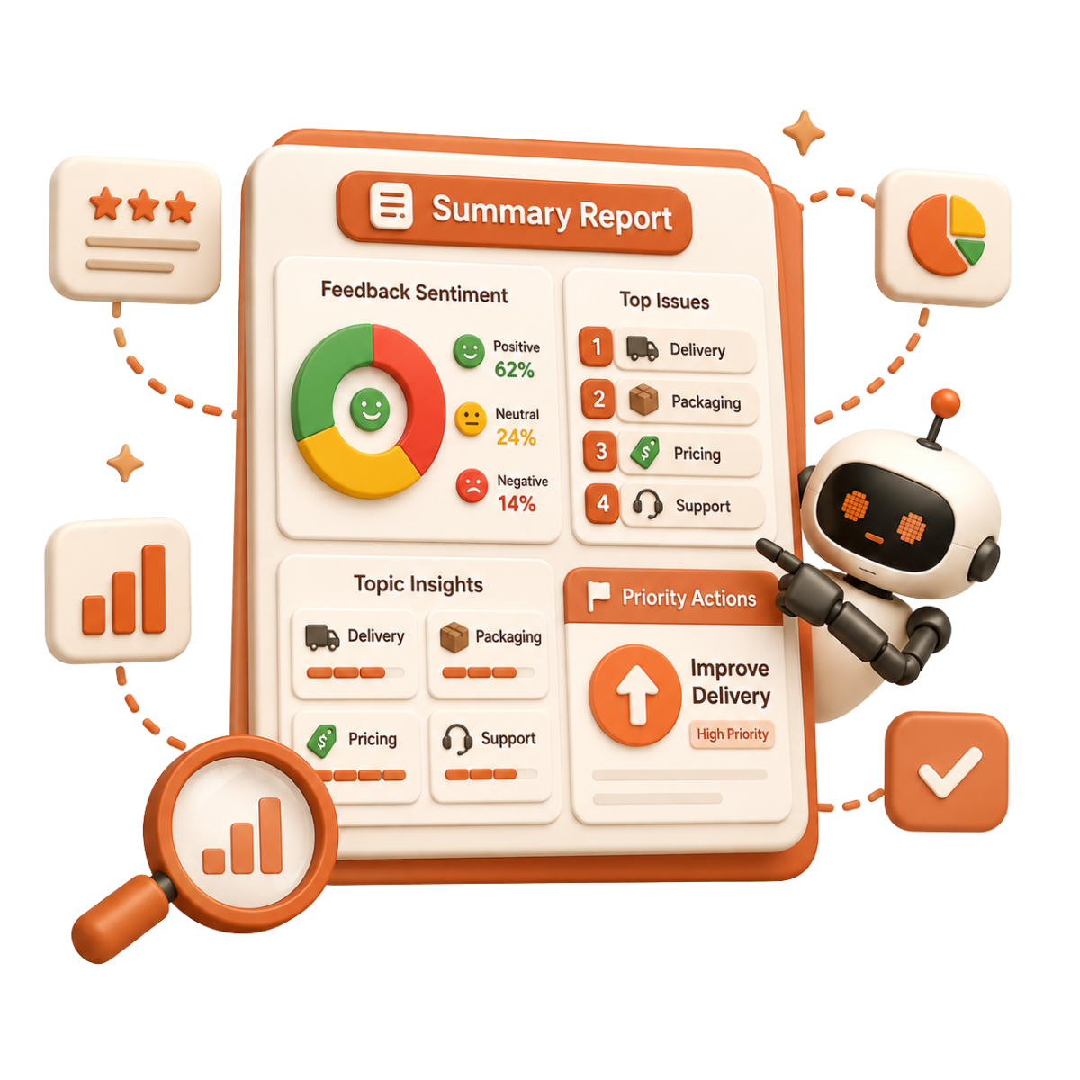 turn feedback into insights