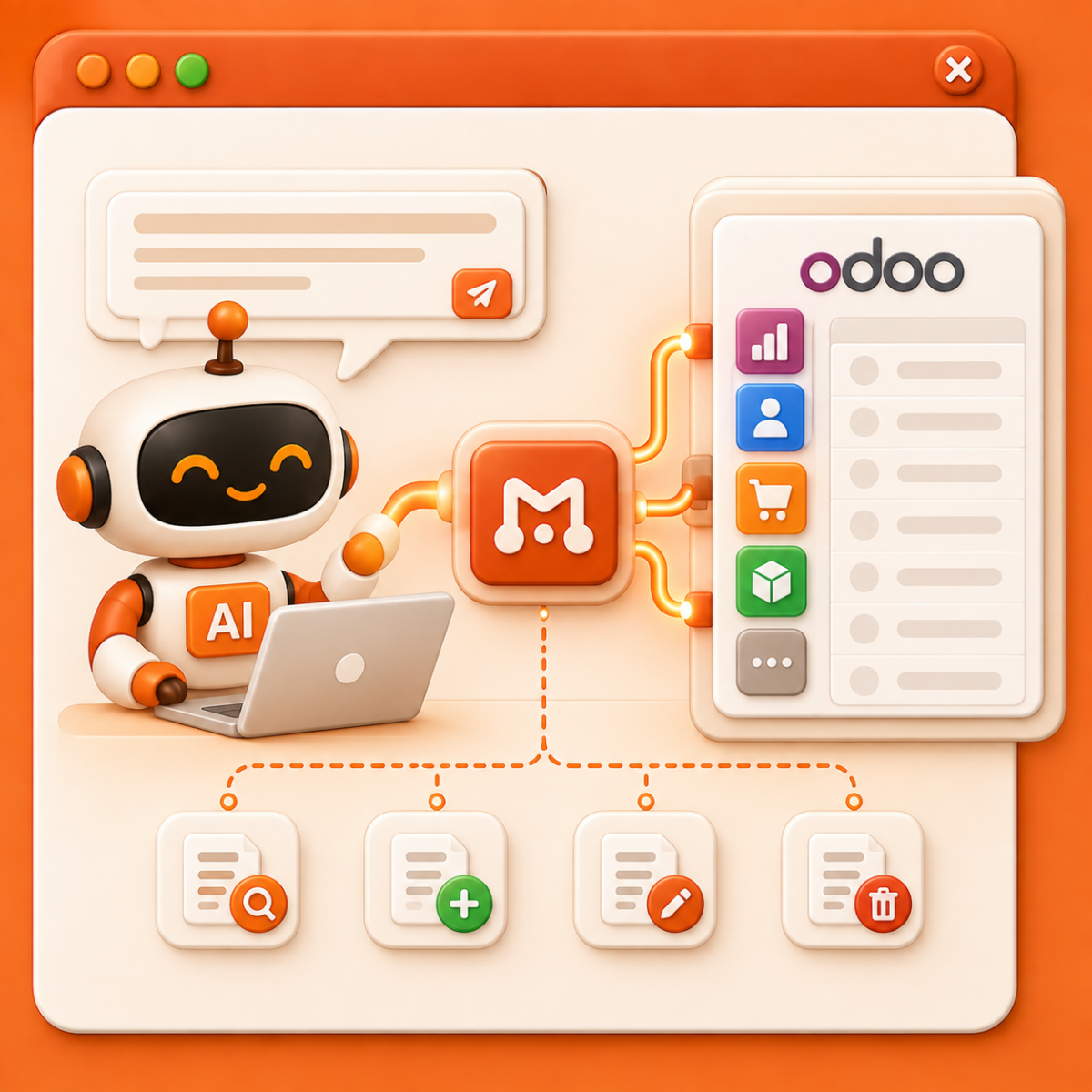 Work with Odoo Through AI Chat