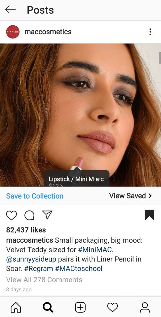 shopping on instagram: Save feature