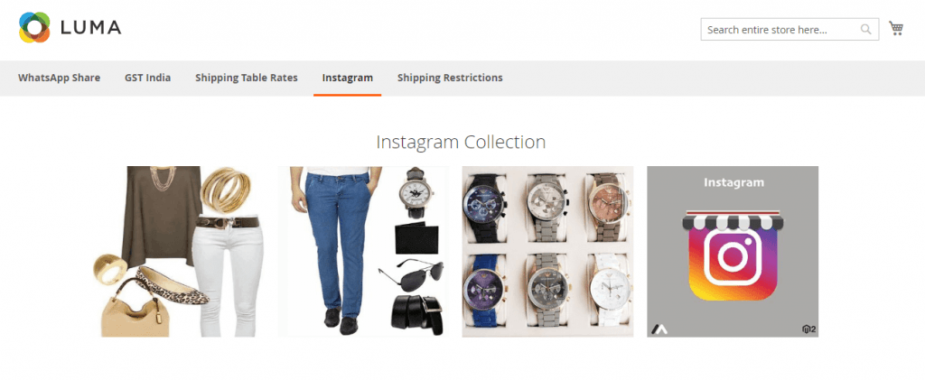 Magento 2 Instgram Feed: Meetanshi