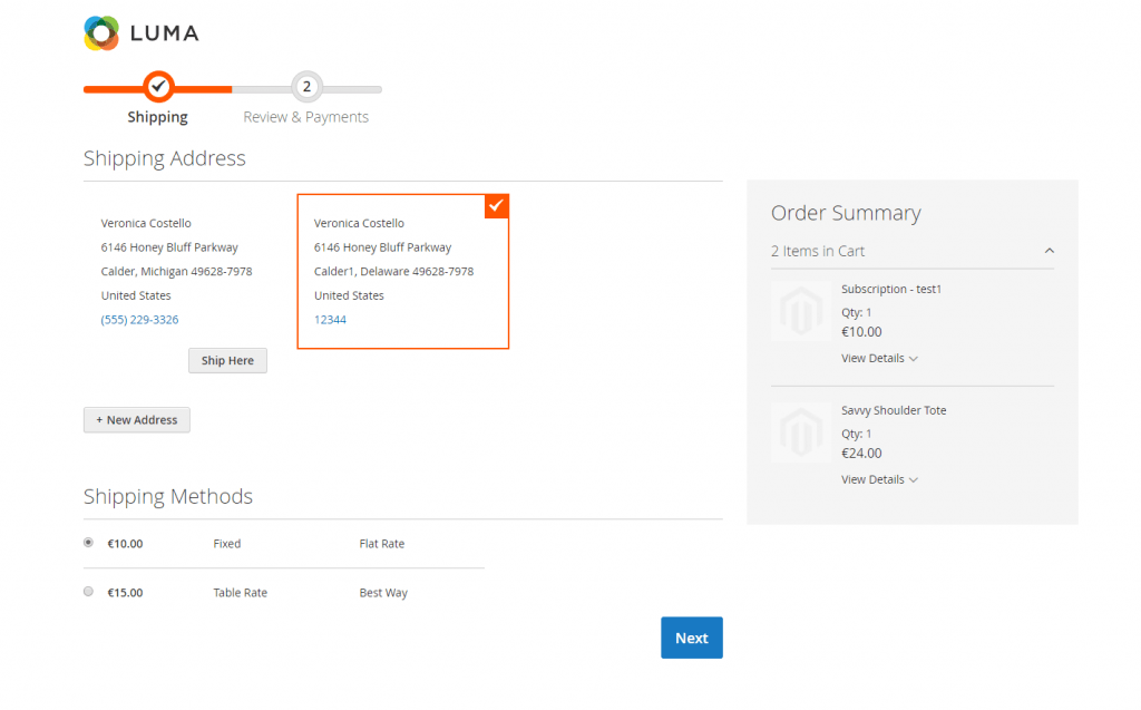 Magento 1 to Magento 2 migration: Faster checkout