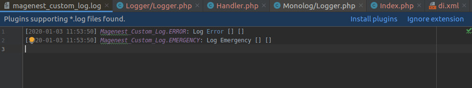 var/log/magenest_custom_log.log file 