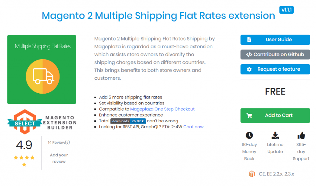 Magento 2 Shipping extension: Mageplaza