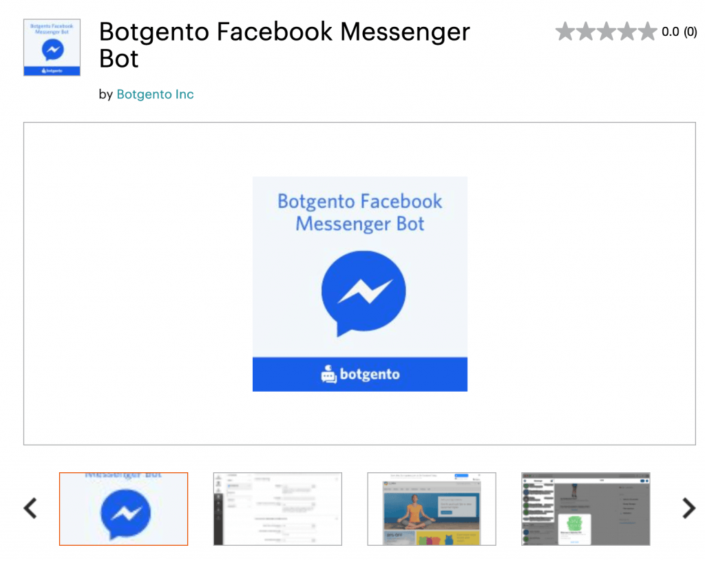 Magento 2 Chatbot extensions: Botgento
