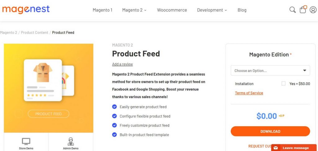 Magento 2 Google Shopping Feed: Magenest