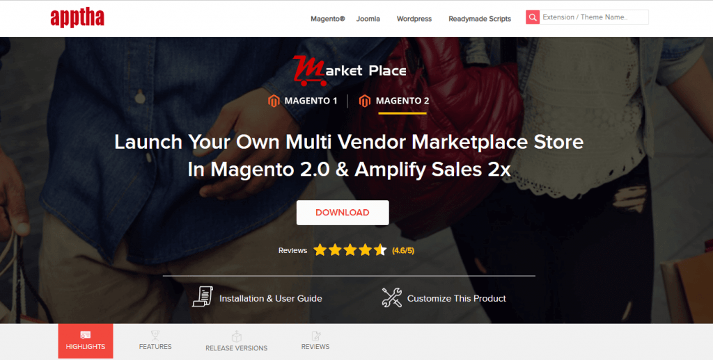 Magento Marketplace Multi-Vendor by Apptha