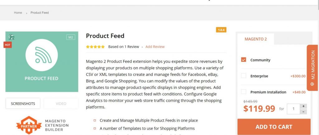 Magento 2 Google Shopping Feed extensions: FME