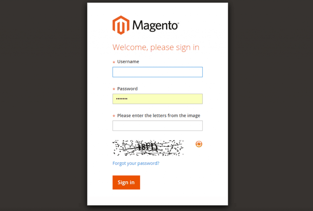 Magento 2.4.1 CAPTCHA