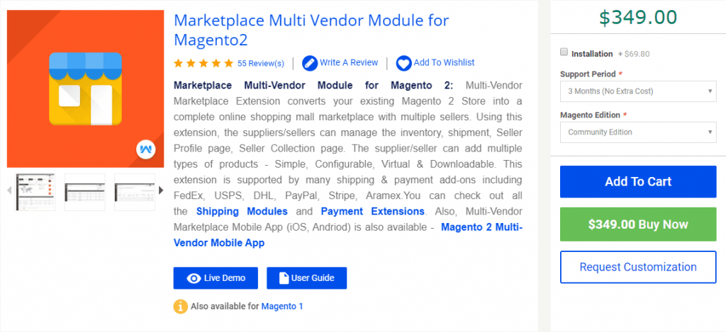 Magento Marketplace Multi-Vendor by Webkul
