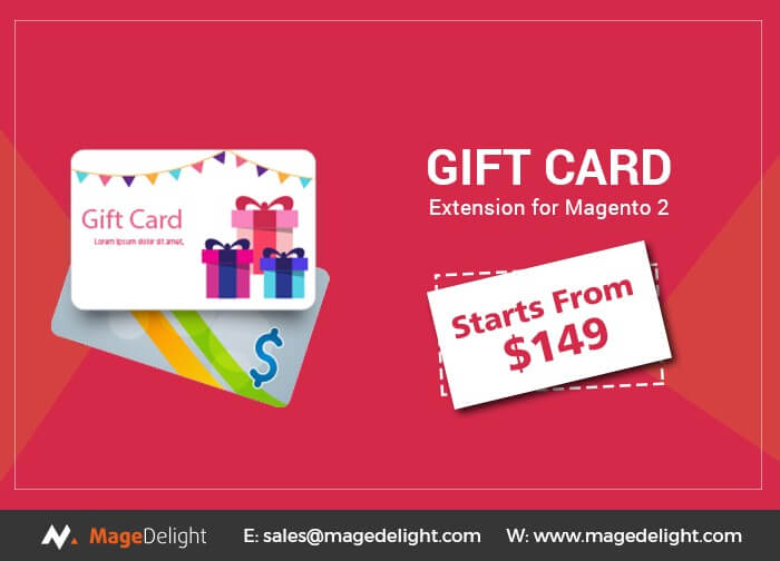 Top 10 Gift Card extension: Magedelight