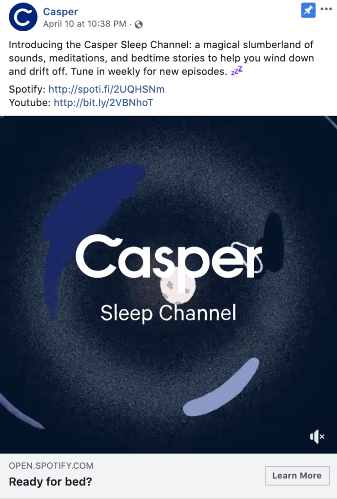 Casper choose to connect with a wide range of social platforms