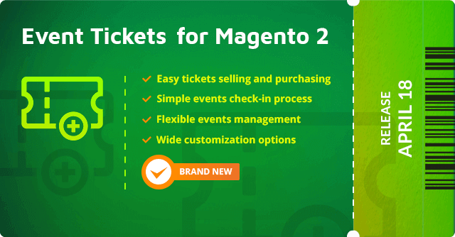 Magento 2 event tickets by Aheadworks