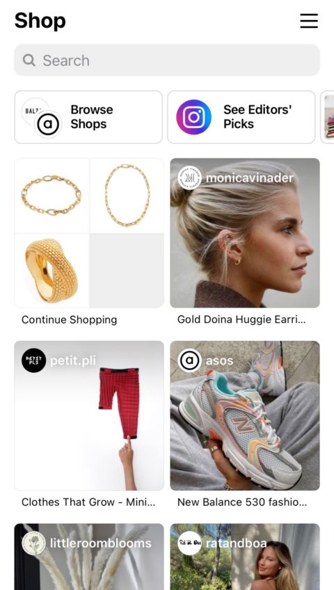 Discovery Feeds are Fully Shoppable and Curated