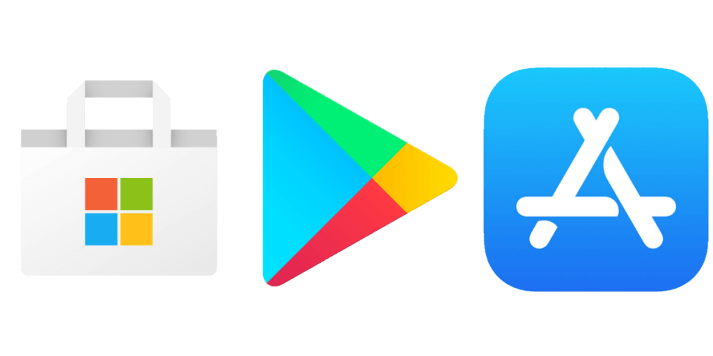 App store and Google store