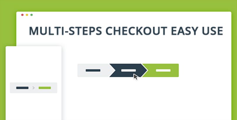 Multistep checkout on the market