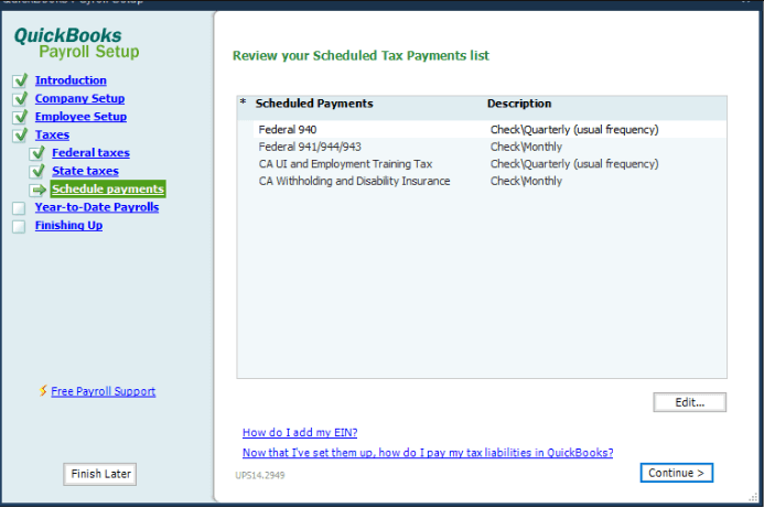 Scheduled Payments