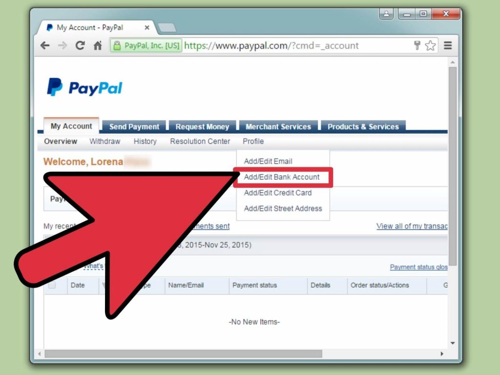 How to Use Paypal in Stores: set up an account