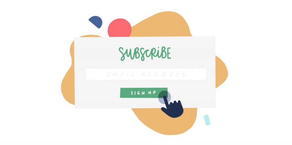 Be creative with the "Subscribe" button