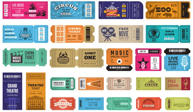 Events tickets in