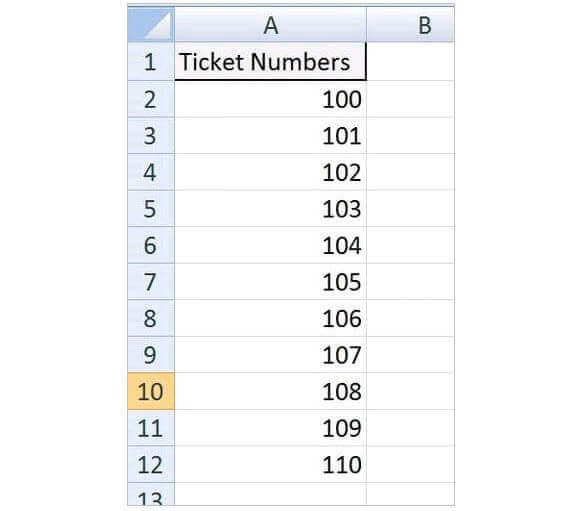  Check the chosen ticket template 