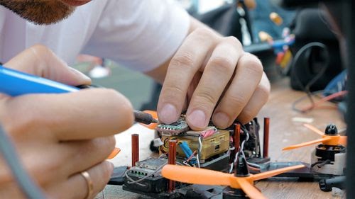 Drone repair service business