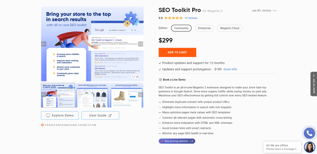 SEO tool kit pro by Amasty