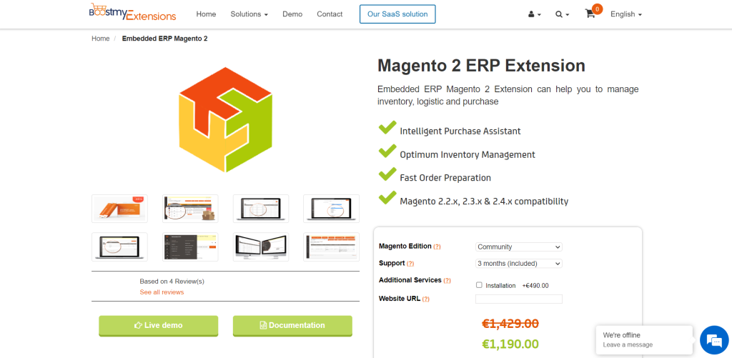 Magento 2 ERP Integration by Boostmyshop