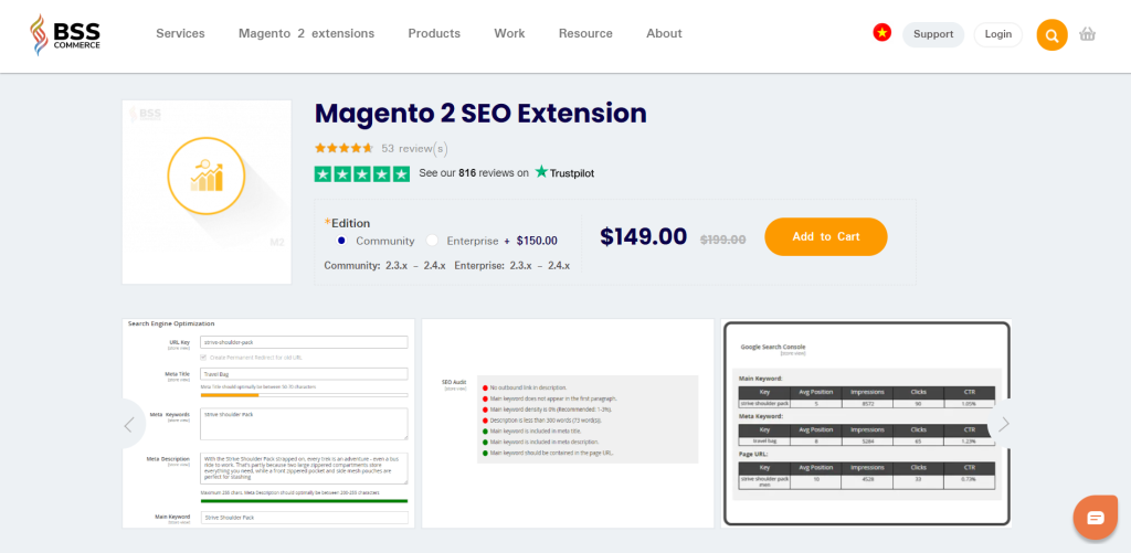 BSS Commerce Magento 2 SEO extension