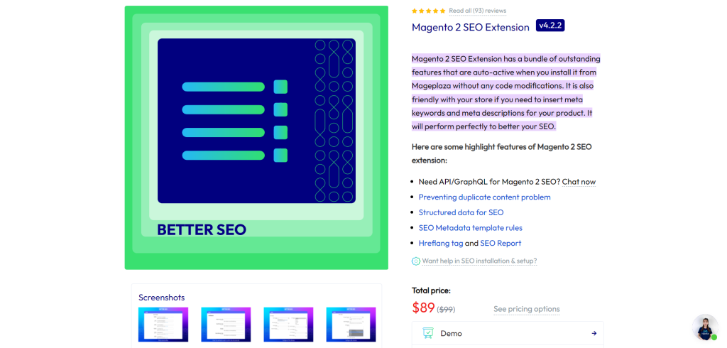 Ultimate Magento 2 SEO extension by Mageplaza